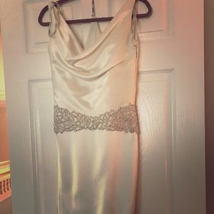 Enzoani Cowl Neck Wedding Gown